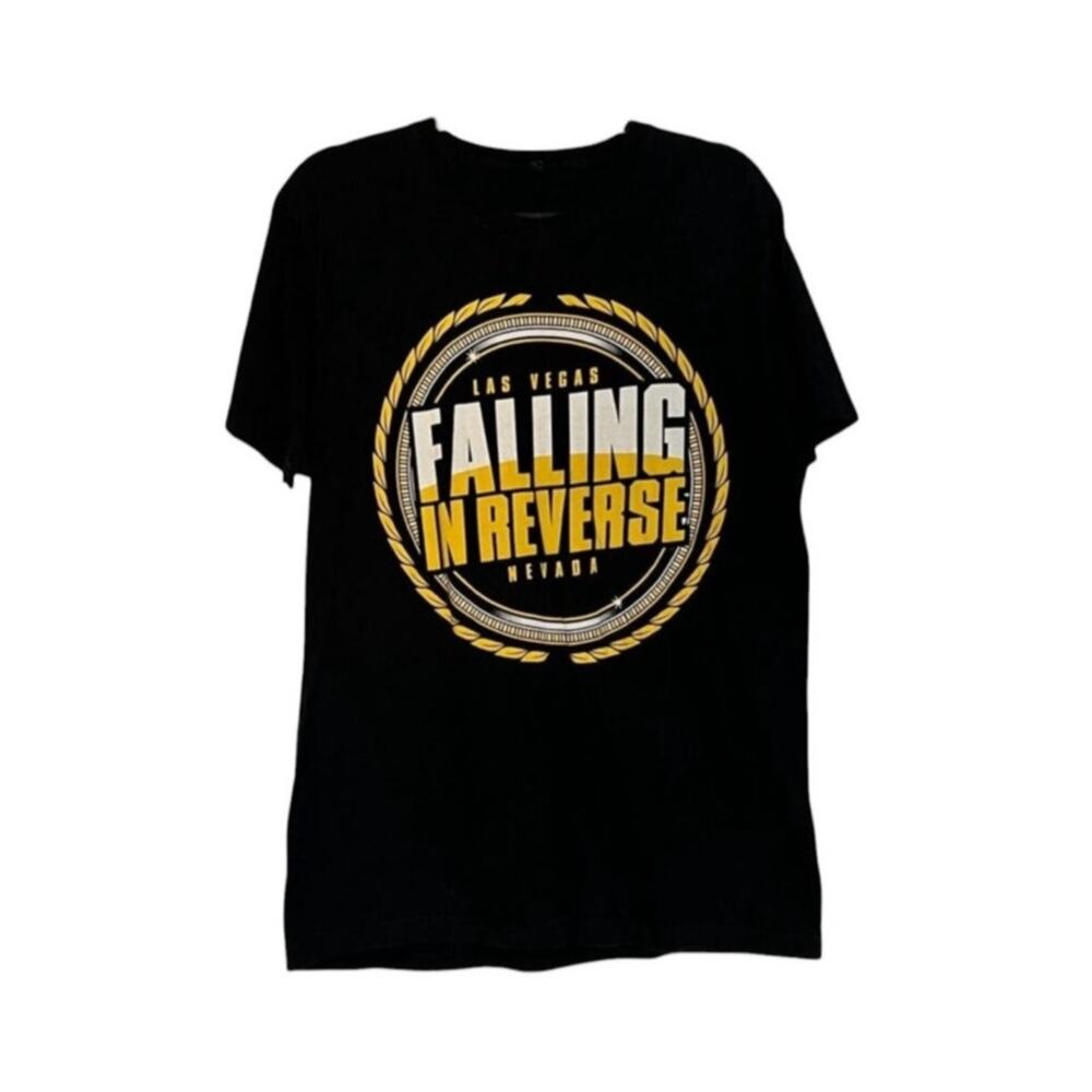 Falling In Reverse Las Vegas Graphic Band T-Shirt Large